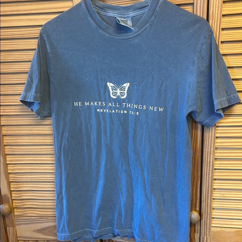 Comfort Colors Blue Graphic Tee